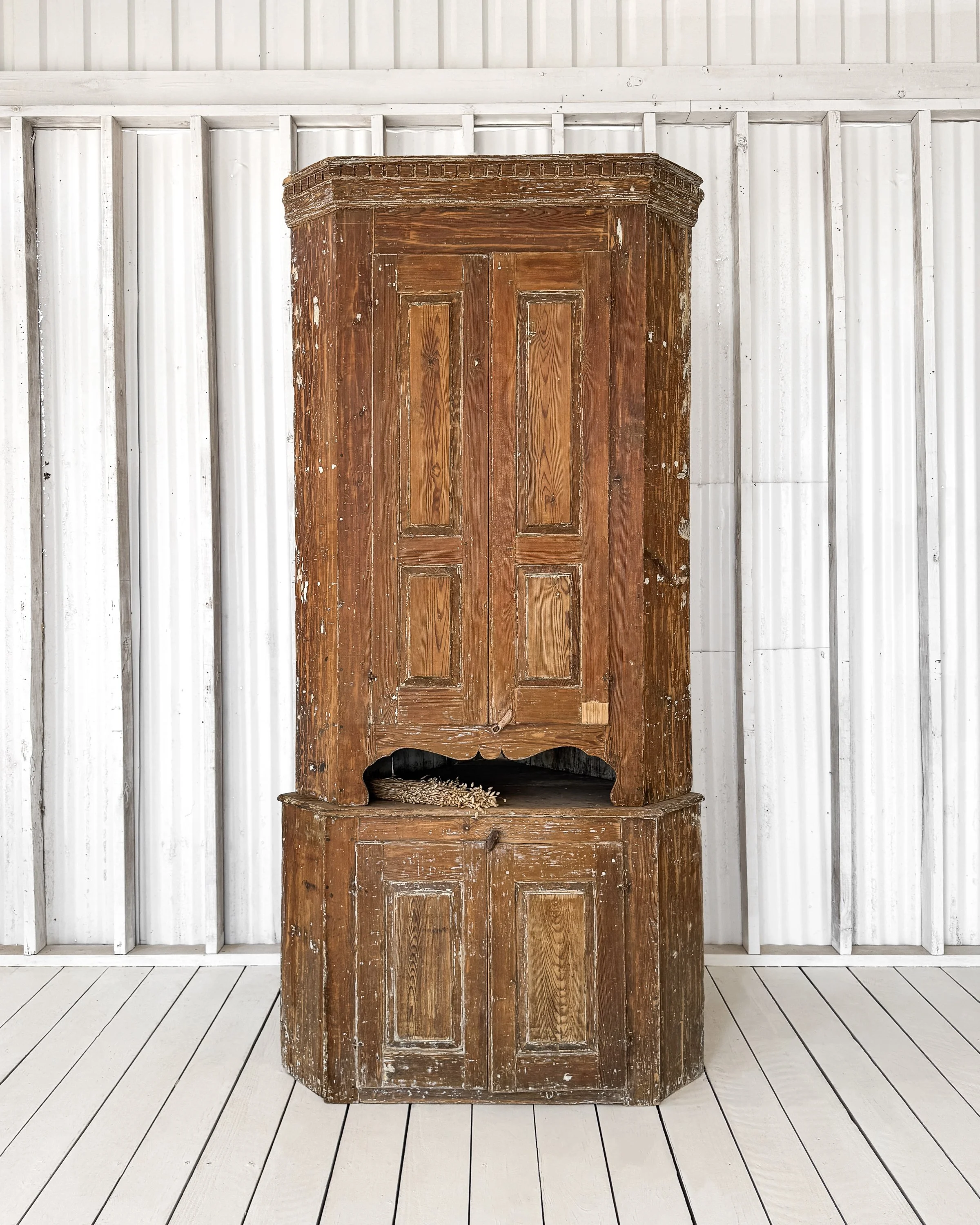 19th Century French Petite Bookcase with Wire Mesh Doors — East